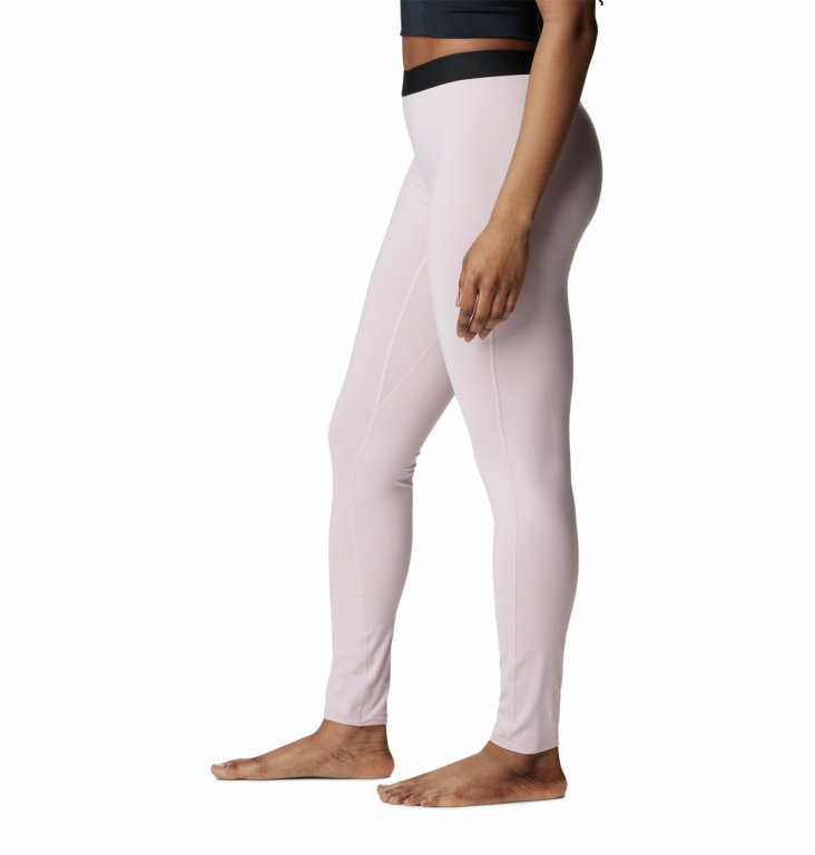 Легінси Columbia Midweight Stretch Tight W Leggings - світло-рожеві (стандартна довжина)
