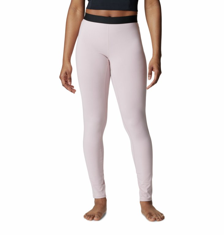Легінси Columbia Midweight Stretch Tight W Leggings - світло-рожеві (стандартна довжина)
