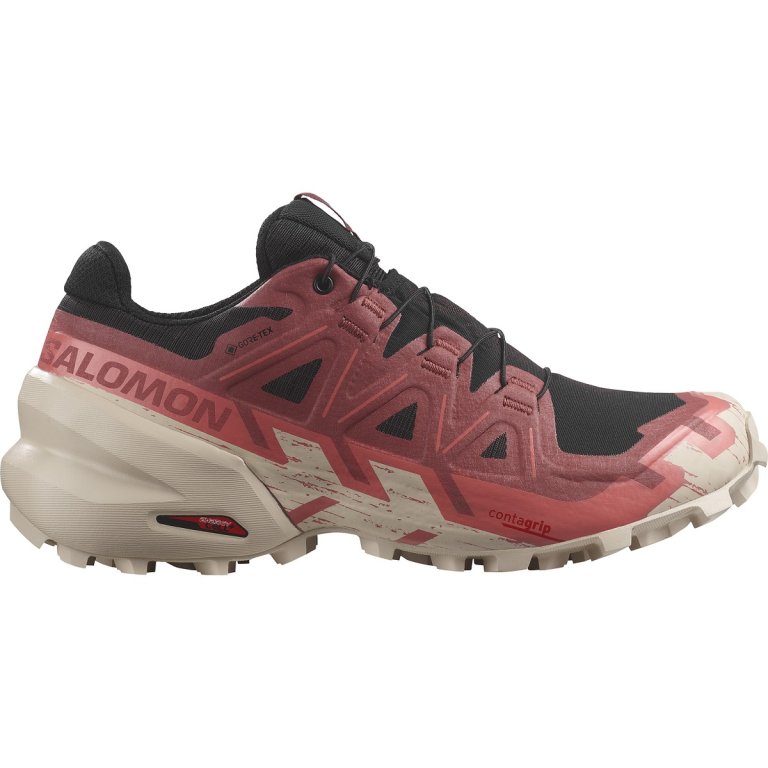 Кросівки Salomon Speedcross 6 GTX W - чорні/червоні