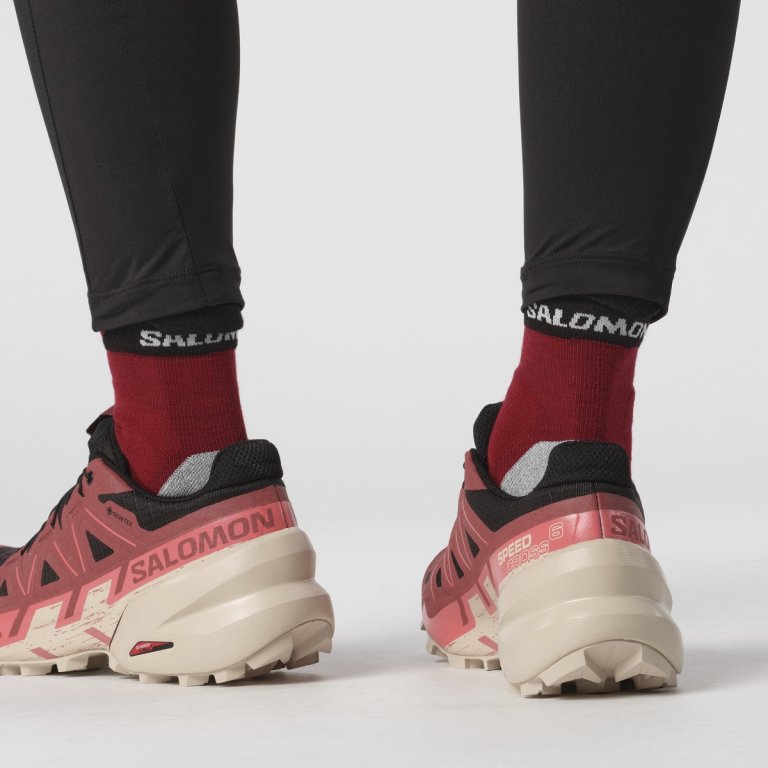 Кросівки Salomon Speedcross 6 GTX W - чорні/червоні