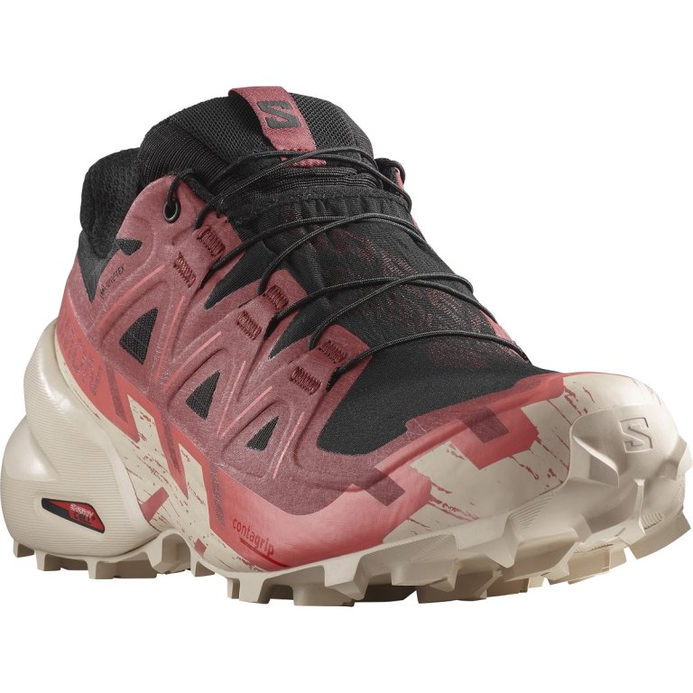 Кросівки Salomon Speedcross 6 GTX W - чорні/червоні