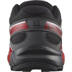 Кросівки Salomon Speedcross J - чорні/червоні