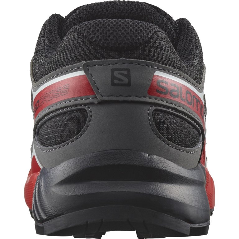 Кросівки Salomon Speedcross J - чорні/червоні