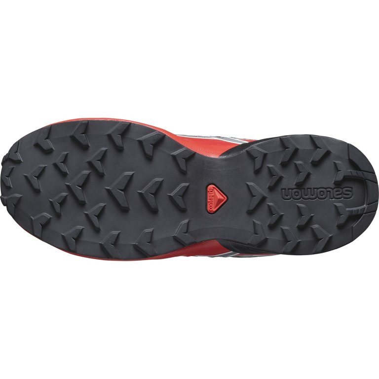 Кросівки Salomon Speedcross J - чорні/червоні