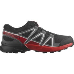 Кросівки Salomon Speedcross J - чорні/червоні