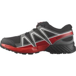 Кросівки Salomon Speedcross J - чорні/червоні