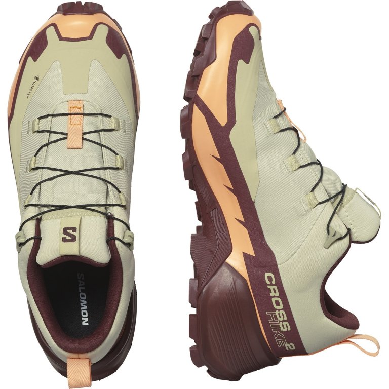 Взуття Salomon Cross Hike GTX 2 W - жовті/коричневі