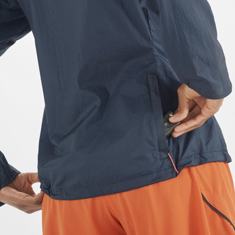 Куртка Salomon Sense Flow Jkt W - синя