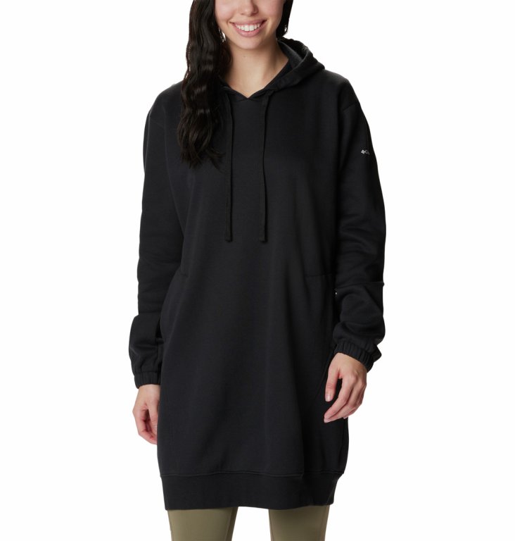 Mikina Columbia Trek™ Hoodie Dress W - černá