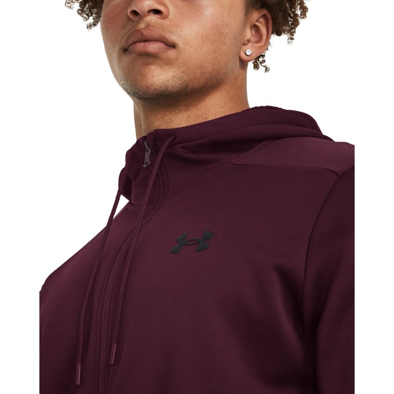 Худі Under Armour Armour Fleece FZ Hoodie M - червоне