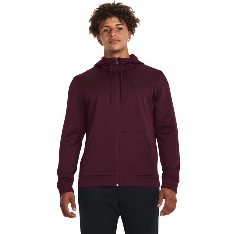 Худі Under Armour Armour Fleece FZ Hoodie M - червоне