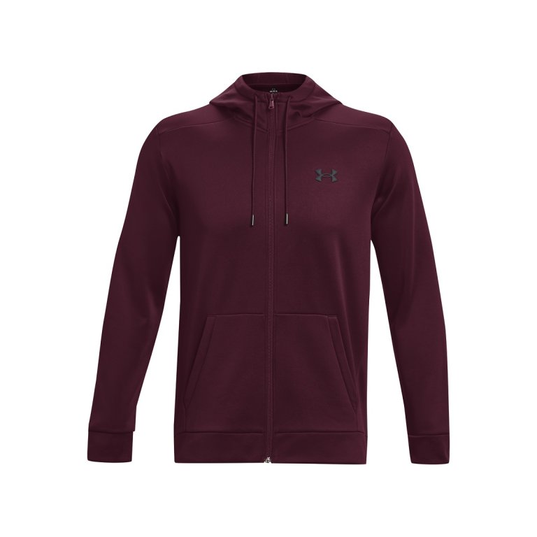 Худі Under Armour Armour Fleece FZ Hoodie M - червоне
