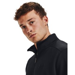 Світшот Under Armour Armour Fleece 1/4 Zip M - чорний