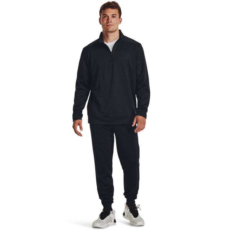 Світшот Under Armour Armour Fleece 1/4 Zip M - чорний