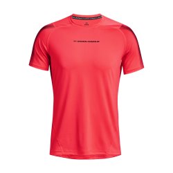 Футболка Under Armour HG Armour Nov Fitted SS M - червона