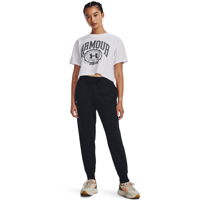 Штани спортивні жіночі Under Armour Rival Fleece Jogger W - чорні