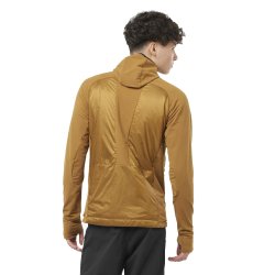 Bunda Salomon Elixir Hybrid HD Insul M - hnědá