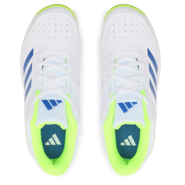Взуття підліткове Adidas Court Stabil J - білі/сині/салатові
