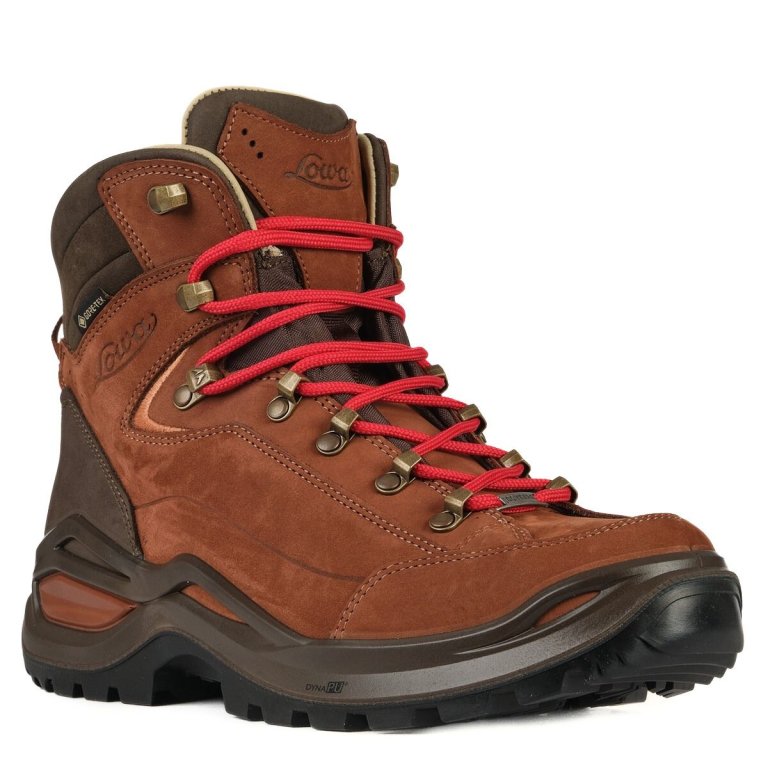 Obuv Lowa Renegade 100 GTX Mid W - hnědá