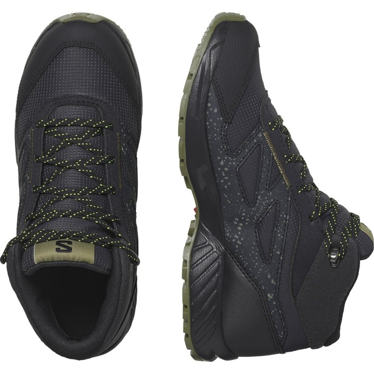 Взуття Salomon Outway Mid CSWP J - чорне
