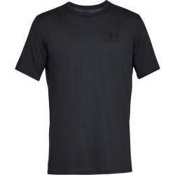Футболка Under Armour Sportstyle Left Chest SS M - чорна