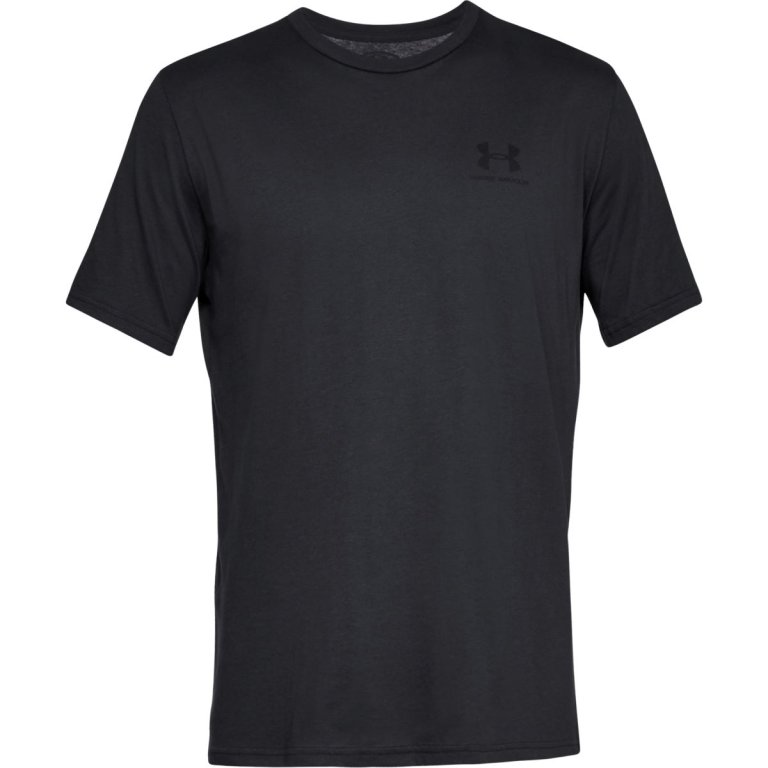 Футболка Under Armour Sportstyle Left Chest SS M - чорна