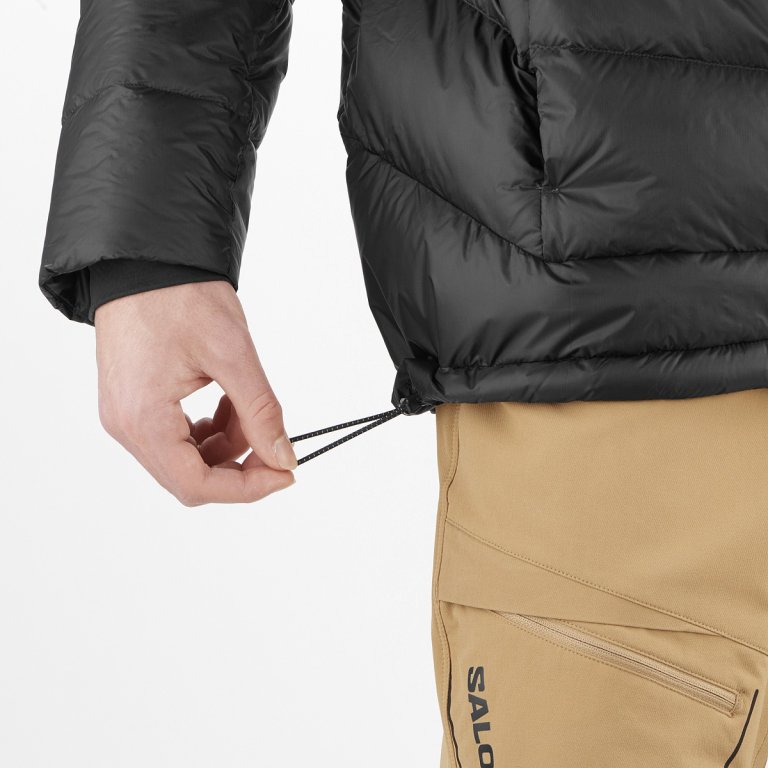 Куртка Salomon Elixir Ultra Down Parka M - чорна