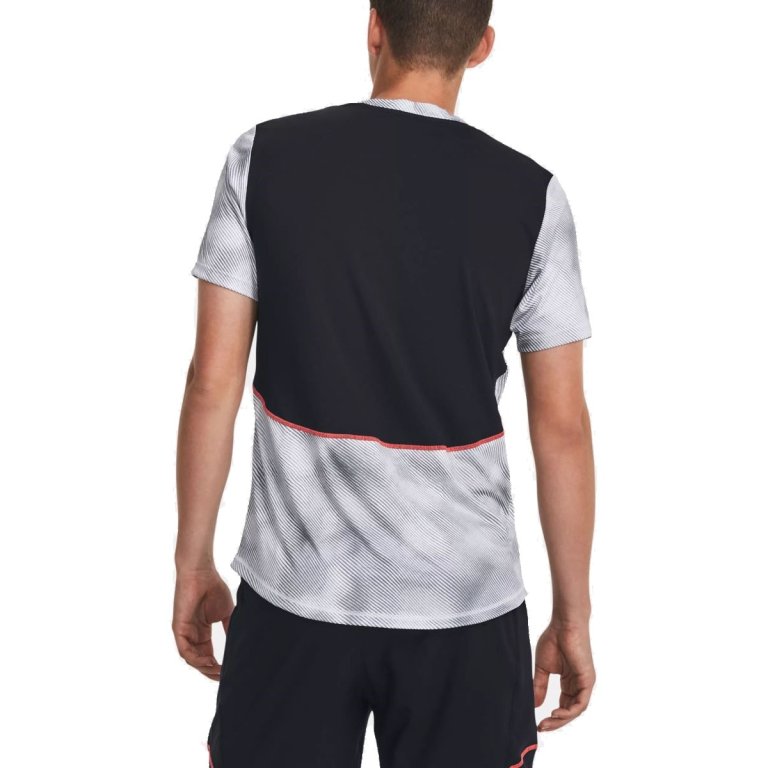 Футболка Under Armour UA Challenger Pro Train SS Prnt M - біла/сіра