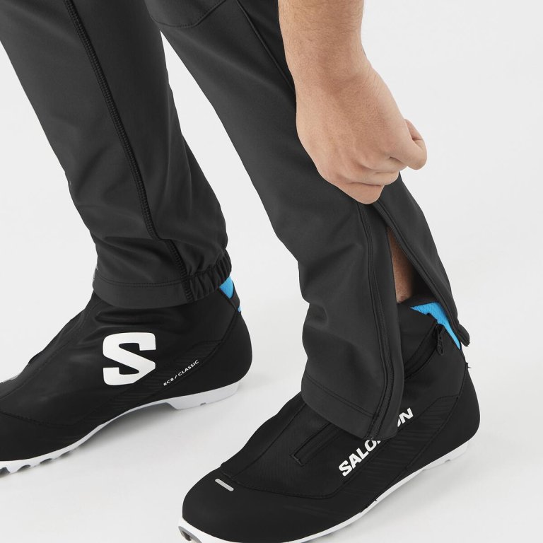 Штани Salomon Cross Warm Softshell Pant M - чорні