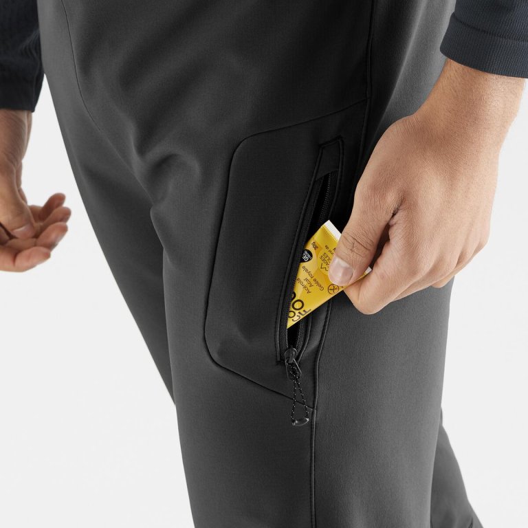 Штани Salomon Cross Warm Softshell Pant M - чорні