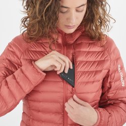 Куртка Salomon Elixir Micro Down Jkt W - червона