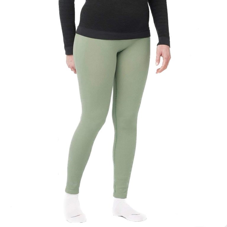 Легінси Salomon Essential Warm Seamless Tights W - зелені