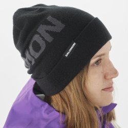 Шапка Salomon Hermitage Beanie - чорна