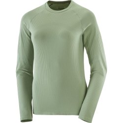 Футболка Salomon Essential Warm LS Top W - зелена