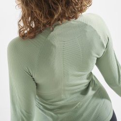 Футболка Salomon Essential Warm LS Top W - зелена