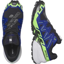 Кросівки Salomon Spikecross 6 GTX - чорні / сині / зелені