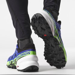 Кросівки Salomon Spikecross 6 GTX - чорні / сині / зелені