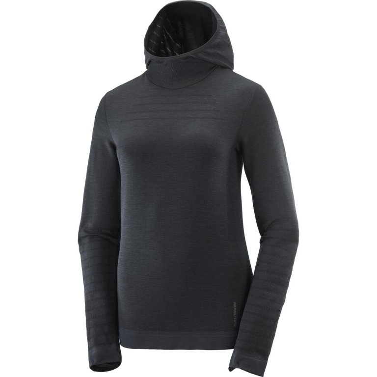 Худі Salomon Outspeed Wool Hoodie W - чорне