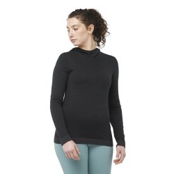 Худі Salomon Outspeed Wool Hoodie W - чорне