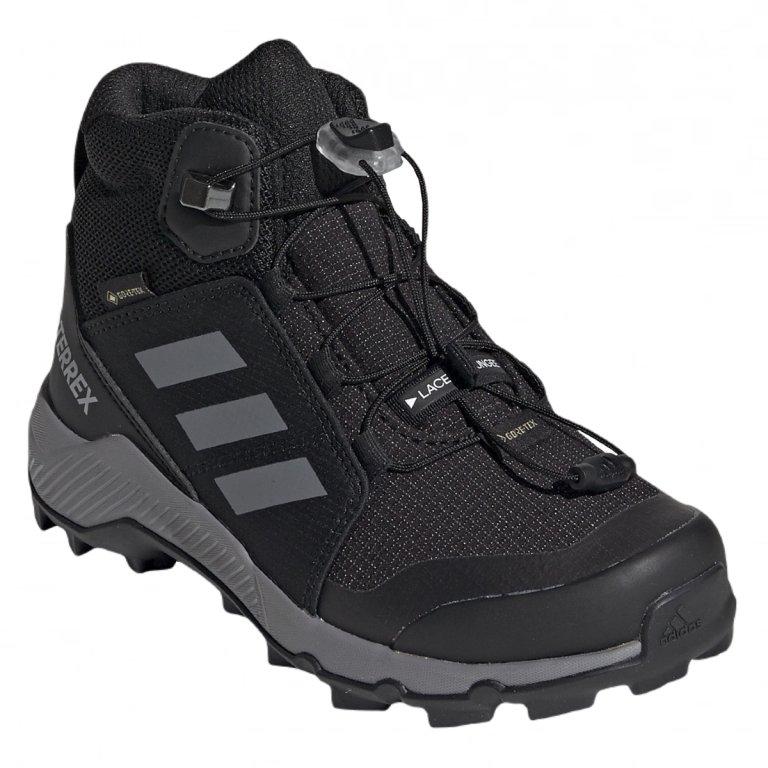 Взуття дитяче Adidas Terrex Mid GTX Jr - чорні/сірі
