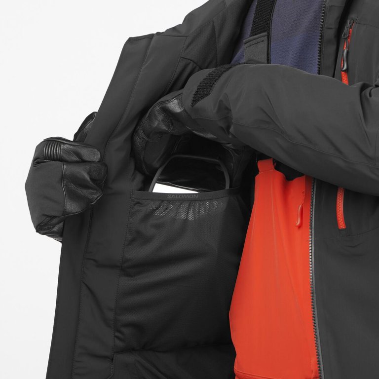 Куртка лижна Salomon Infinit Jkt M - чорна