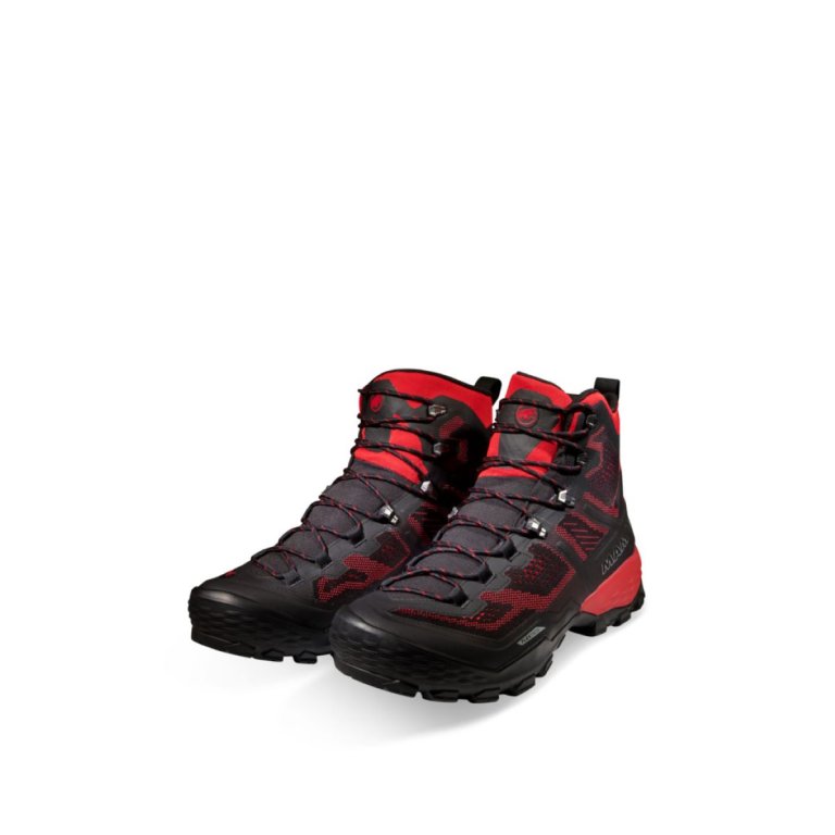 Взуття Mammut Ducan High GTX M - чорне/червоне