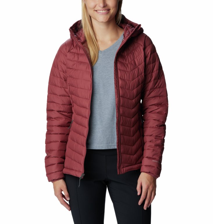 Куртка з капюшоном Columbia Powder Lite™ W - червона