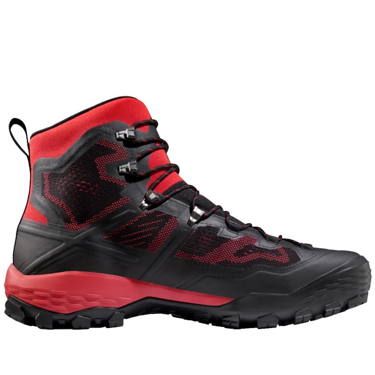 Взуття Mammut Ducan High GTX M - чорне/червоне