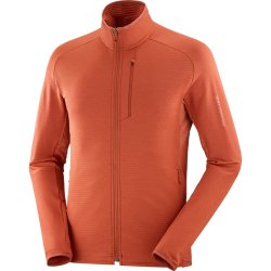 Худі Salomon Essential Lightwarm FZ M - помаранчевий