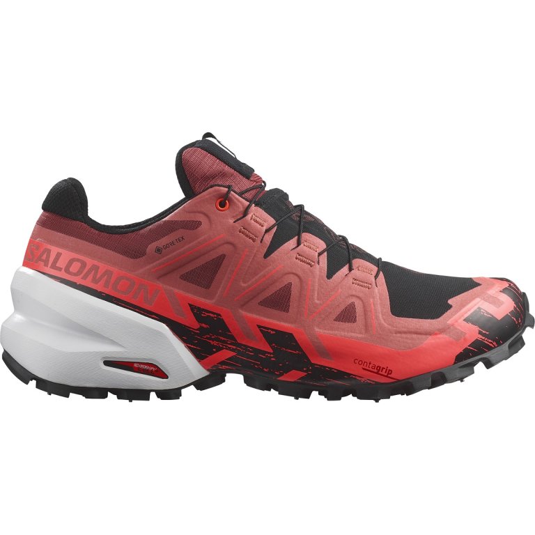 Кросівки Salomon Spikecross 6 GTX - червоні / чорні