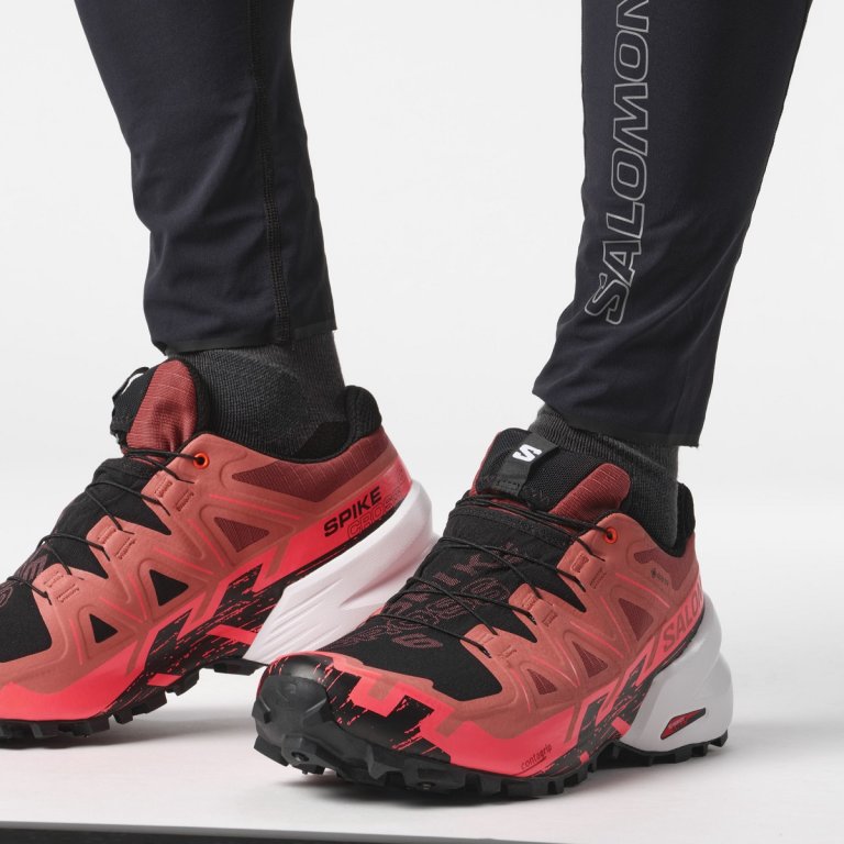 Кросівки Salomon Spikecross 6 GTX - червоні / чорні