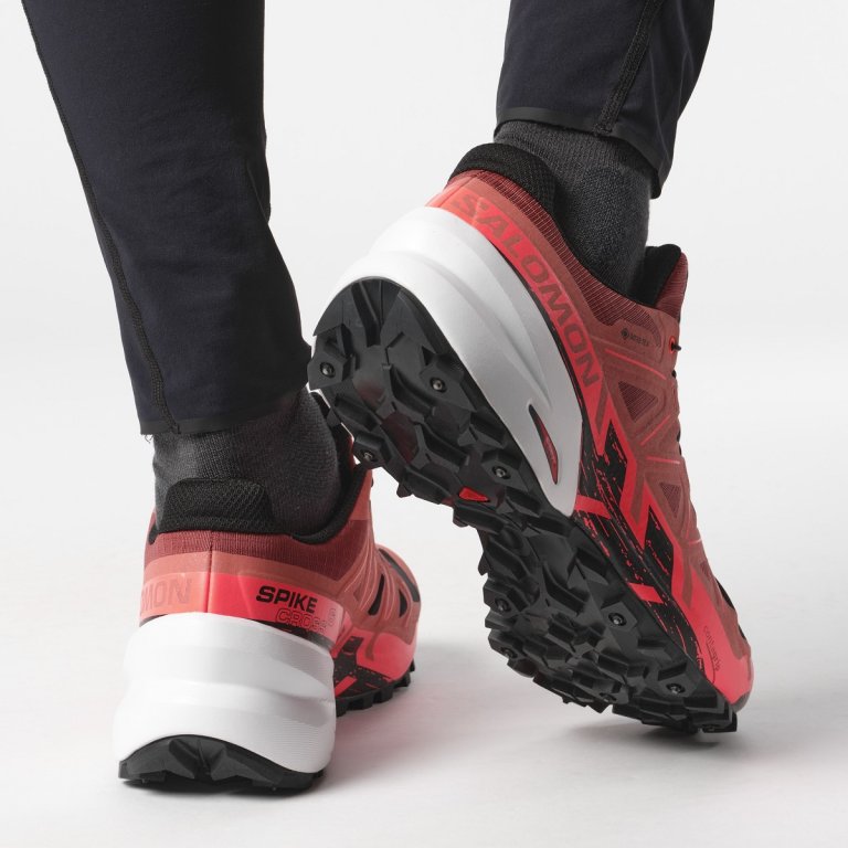 Кросівки Salomon Spikecross 6 GTX - червоні / чорні