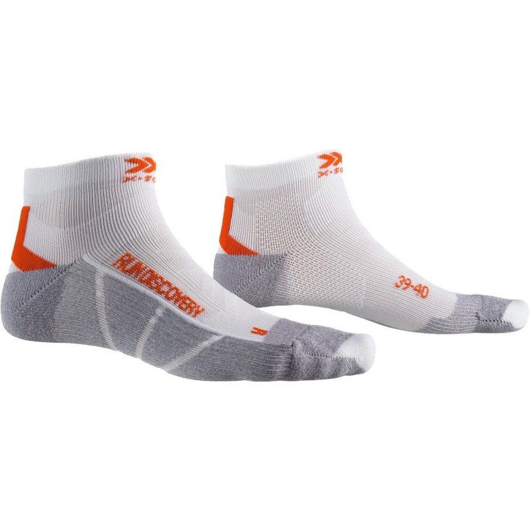 Шкарпетки X-Bionic Run Discovery 4.0 M - білий/сірий