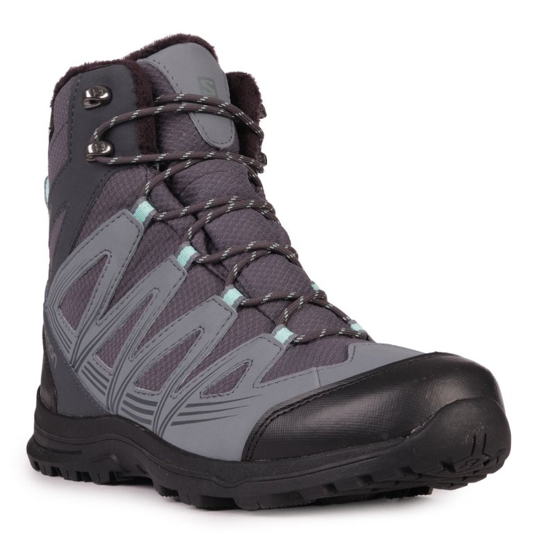 Легінси Salomon Woodsen 2 TS CSWP W - чорний/сірий/синій